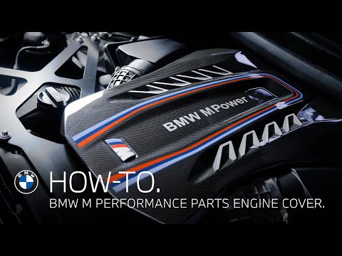 How-To: BMW M Performance Carbon Engine Cover.