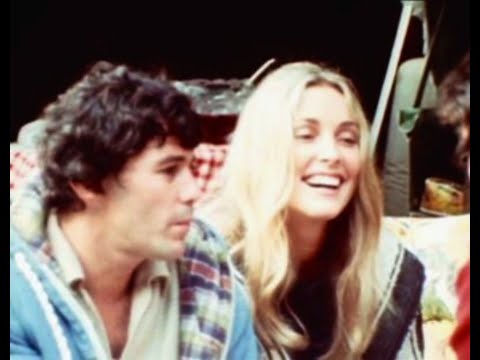 Sharon Tate having fun at Jay Sebring's house with friends.