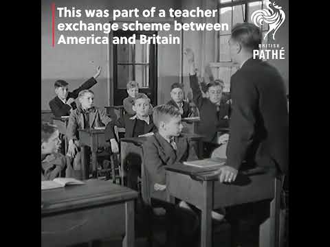 American Teacher in Britain (1947)   #history  #interesting #funny  #shorts