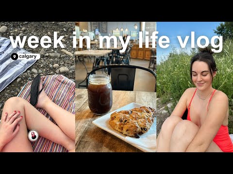 VLOG | summery work days, river hangouts, the cutest puppy, and my new fav Hvisk bag  ☀️