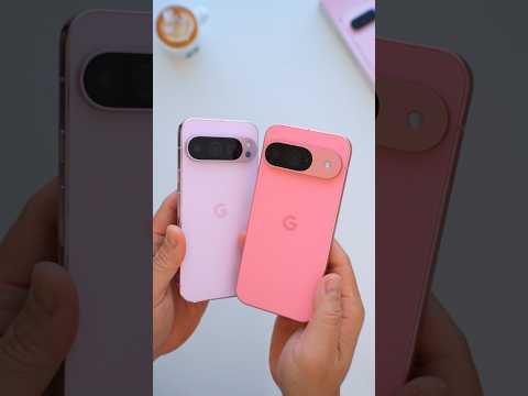 Google Pixel 9 Peony Unboxing vs Pink Pixel 9 Pro!