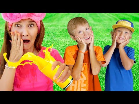 Tim and Essy have fun playing ball | Sorry Excuse me Kids Song