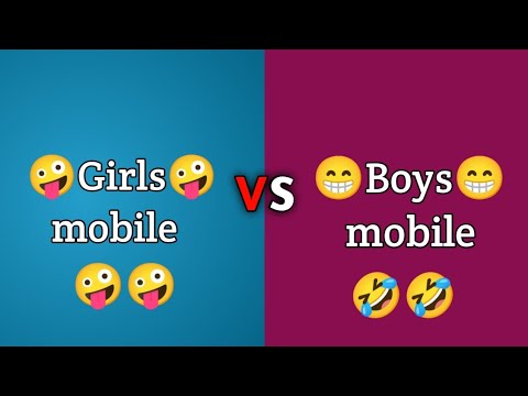 Girls vs Boys ⚡🤭|| Girls mobile vs Boys mobile 🤪❤️