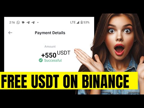 FREE USDT ON BINANCE | CLAIM 550$ FOR FREE | MAKE MONEY ONLINE | NO INVESTMENT REQUIRED