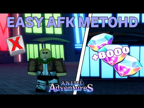 ONE OF THE BEST WAYS TO FARM IN THE GAME AFK! Anime Adventures Roblox