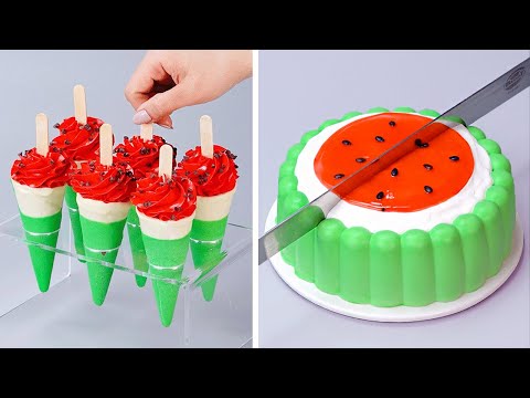 Amazing WATERMELON Cake You Should Try | Delicious Chocolate Dessert Compilation | So Yummy Cakes