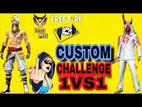 1 vs 1 custom challenge gameplay 😈😈🤫🤫🤫//-Garena free fire 🔥🔥😡//