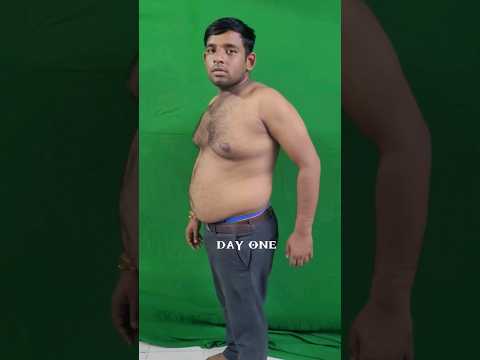 4 months transformation in 6 seconds #shorts #fatloss #weightloss