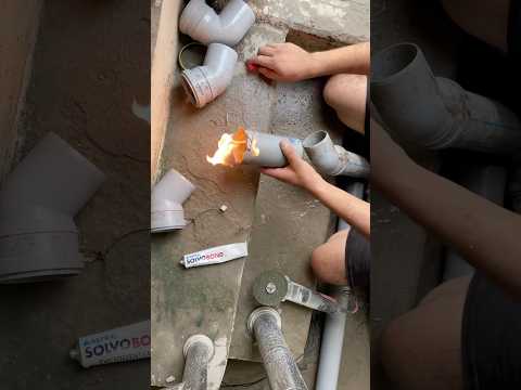 #pvc pipe fire and join simple tips and trick #tips #ide #fire #fitting #like #shorts #youtubeshorts