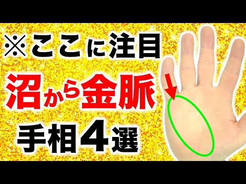 【手相】１０人中２人の大チャンス！泥沼から金脈を掘り当てる手相４選