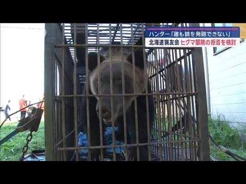 北海道猟友会　ヒグマ駆除の拒否を検討　ハンター「誰も銃を発砲できない」【スーパーJチャンネル】(2024年11月14日)