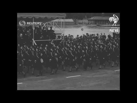 UNITED KINGDOM: Mr. Churchill Inspects Civil Defence Forces In Hyde Park (1941)