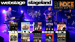 BANDA ÍNDICE - MEDLEY 80's ROCK - WEBSTAGE AGO'20