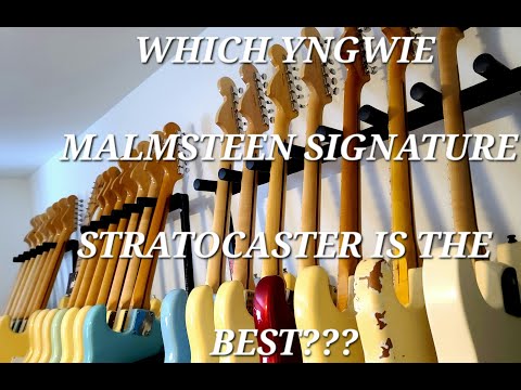 My Favorite Yngwie Malmsteen Fender Strat: No Play