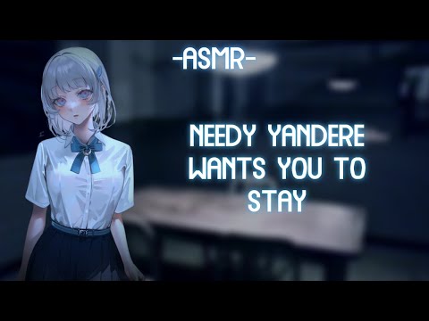 [ASMR] [ROLEPLAY] ♡needy yandere wants you to stay♡ (binaural/F4A)