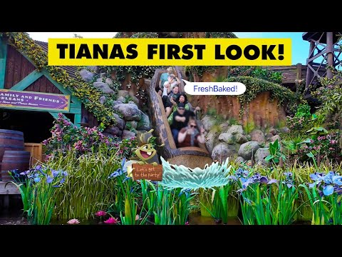 WE RODE Tianas Bayou Adventure | FIRST LOOK from Opening Day!