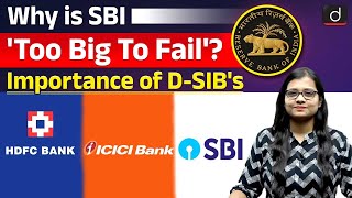 Domestic Systemically Important Banks | RBI | SBI | HDFC | Indepth | UPSC | Drishti IAS English