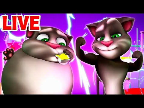 Talking Tom 🔴 LIVE 24/7 😹 Funny Moments 🐱 Cartoon for kids Kedoo Toons TV