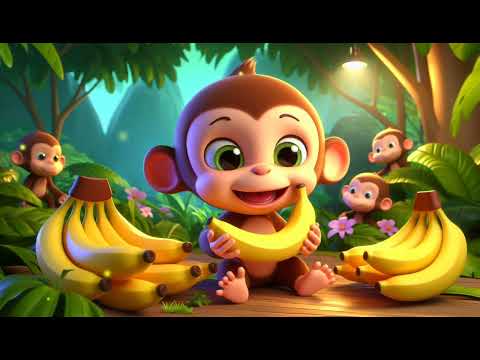 Banana Time with Baby Monkey! | Nursery Rhyme for Kids