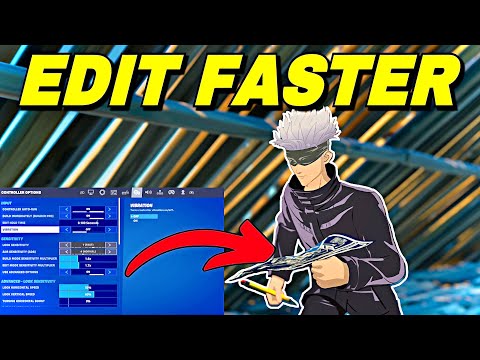 EDIT FASTER on CONTROLLER (Get Better Mechanics) in Fortnite Chapter 4