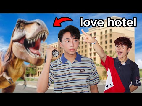 We Stayed at the DINOSAUR LOVE HOTEL in JAPAN