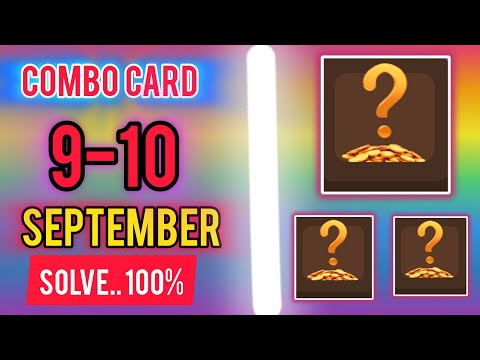 Hamster Kombat daily combo 9-10 September | daily combo hamster kombat today| Hamster Kombat combo