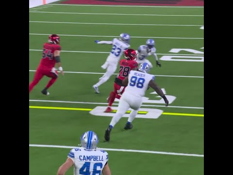 Joe Mixon with a spectacular catch for a 36-yard Gain vs. Detroit Lions