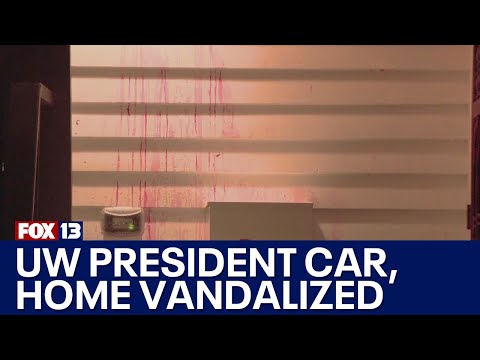 UW president's car, home vandalized | FOX 13 Seattle