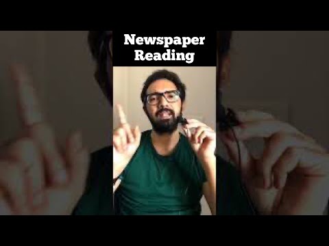 Newspaper Reading | UPSC CSE #shorts