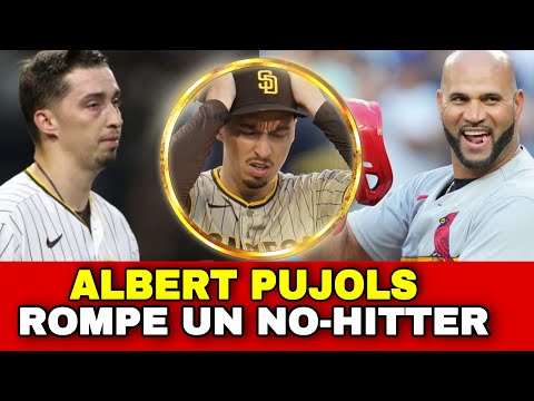 Albert Pujols rompe JUEGO SIN HIT a Blake Snell, CARDINALS vs PADRES - MLB BASEBALL SPORTS