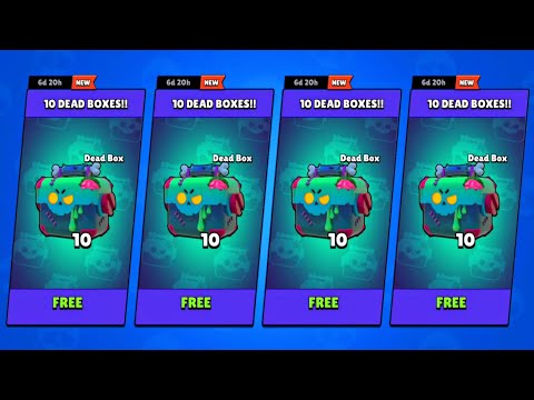 Brawl Stars All Dead Boxes Opening