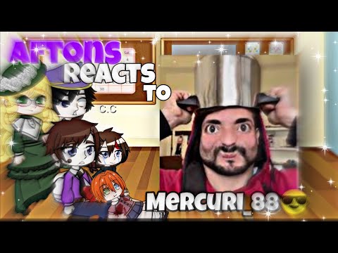 Afton Family reacts to Mercuri_88 plus Afton meets Manuel Mercuri ~Gacha Characters //mokyutsei