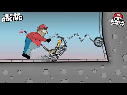 Hill Climb Racing - FAT BILL on CHOPPER BIKE GamePlay