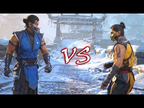 Mortal Kombat 1 - Scorpion vs Sub Zero Fight (MK1 Story Mode)