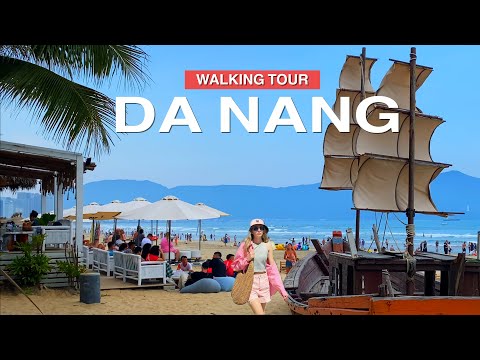 Da Nang Beach ● VIETNAM ● Best Beach in Vietnam - My An Beach Walking Tour 【🇻🇳 4K】