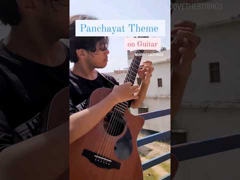 Insane fingerstyle cover of Panchayat theme song 😳🔥 #panchayat #tvf #fingerstyleguitar #webseries