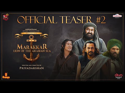 Marakkar - Official Hindi Teaser #2 | Mohanlal | Suniel Shetty | Arjun | Prabhu | Priyadarshan