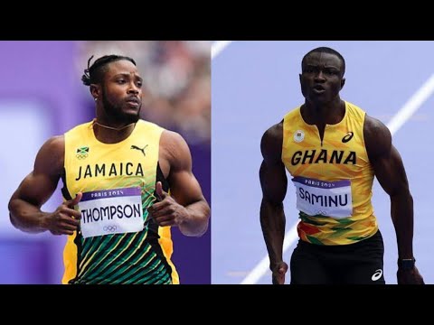 Rasheed Saminu’s race in Men’s 100m semis, finishes 7th • Kishane Thompson wins race • 2024 Olympics