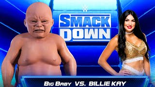 LIVE WWE Match Big Baby Vs Billie Kay | WWE Raw Fight Live Part 137