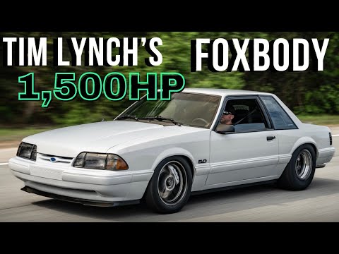 Tim Lynch's Street Car -1,500hp Twin Turbo Coyote Foxbody Mustang