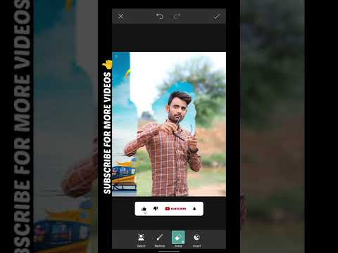 30 sec me background change photo editing in PicsArt #editingshorts #editingtutorial #photoediting