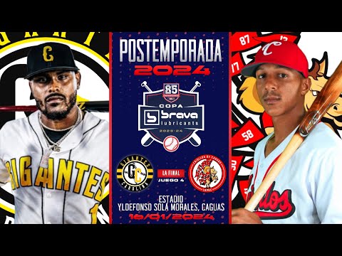 🎥LBPRC🇵🇷Postemporada Serie Final Juego #4: Gigantes de Carolina 🆚 Criollos de Caguas⚾️