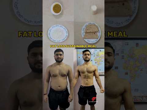 I used this sustainable meal for extreme Fat Loss | Fat free fitness #shorts