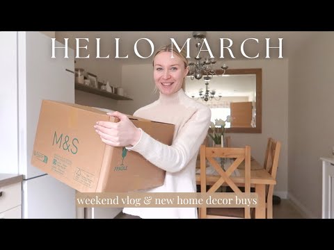 HELLO MARCH | home decor haul & cosy weekend vlog 🌷