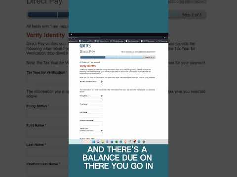 How to Pay the IRS Online Part 4 #shorts #irs #taxes