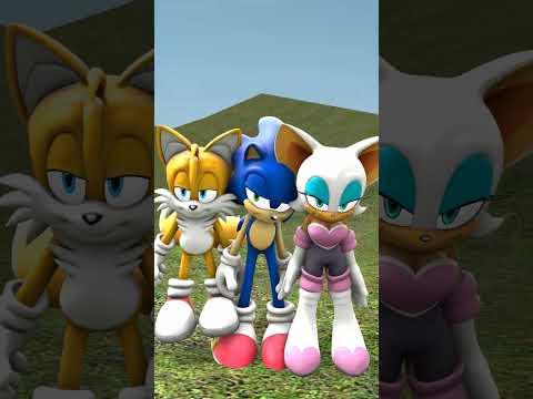 Knuckles Becomes Super Knuckles In Contest Of strength Sonic x Miles x Rouge