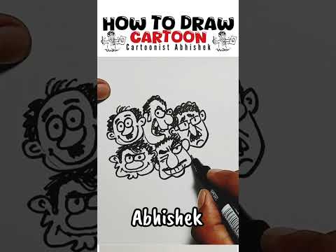 How to become a cartoonist | how to draw cartoon | आओ कार्टून सीखें | cartoon school |