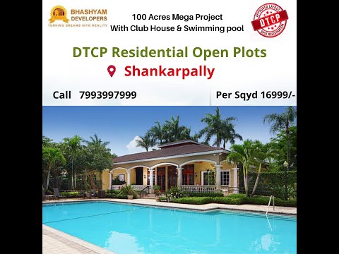 Shankarpally open plots RRR County Bhashyam developers 9494938369