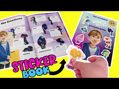 Inside Out 2 Ultimate STICKER BOOK Fun Activity For Kids