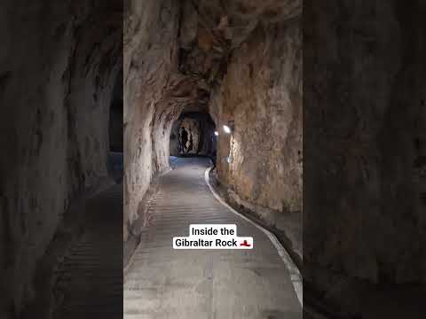 Inside the Rock of Gibraltar | Great Seige Tunnels #shorts #gibraltar